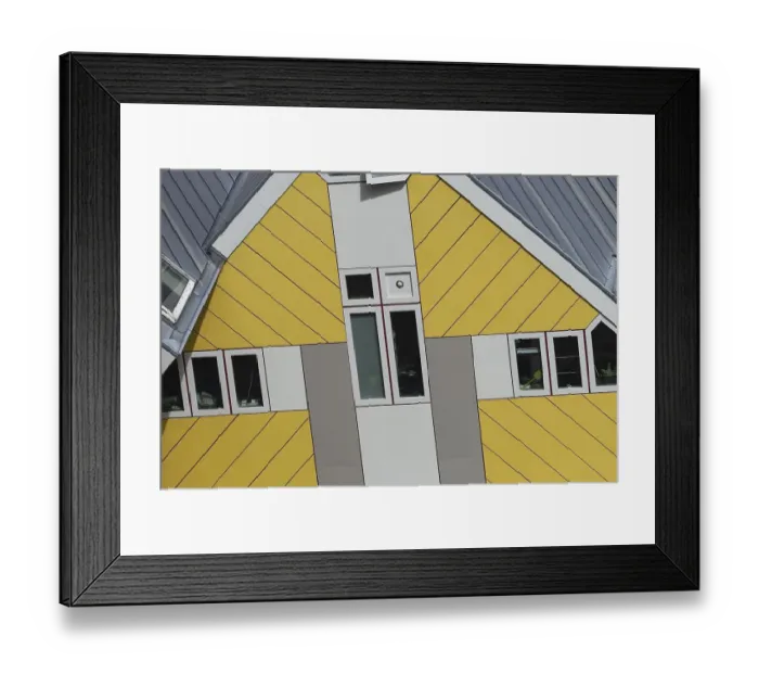 Framed Print : Cube Houses, Rotterdam, Zuid-Holland, Netherlands Framed Print : Cube Houses, Rotterdam, Zuid-Holland, Netherlands