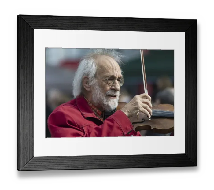 Framed Print : Klaus der Geiger, Klaus Christian von Wrochem