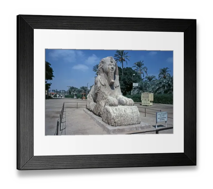 Framed Print : Alabaster sphinx, Memphis, Cairo Framed Print : Alabaster sphinx, Memphis, Cairo