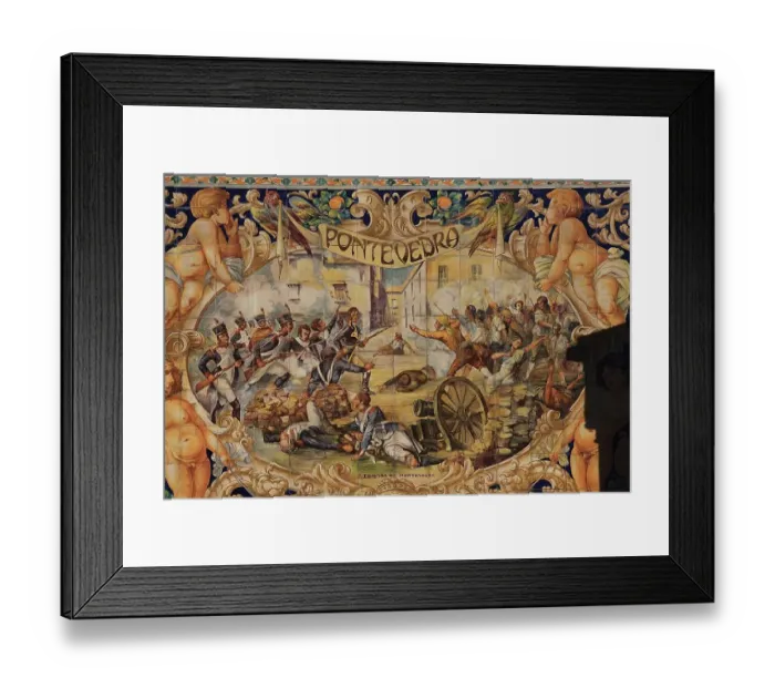 Framed Print : City of Seville, at the Plaza de Espana