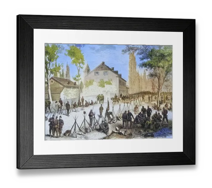 Framed Print : The golden Bremme near Saarbruecken Framed Print : The golden Bremme near Saarbruecken