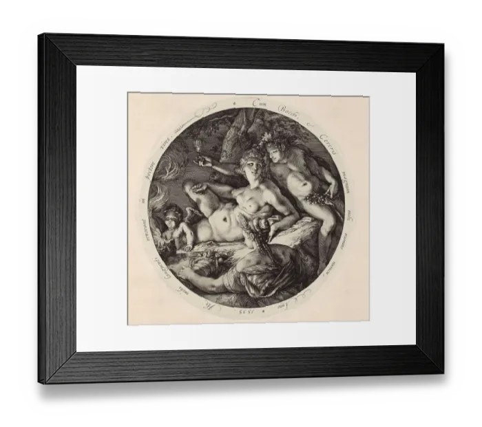 Framed Print : Bacchus, Ceres and Venus, after Michelangelo Framed Print : Bacchus, Ceres and Venus, after Michelangelo