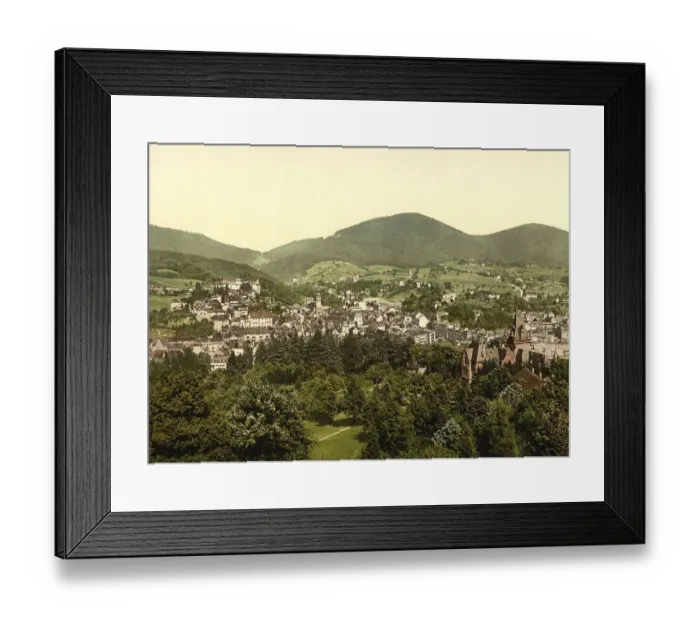 Framed Print : Baden-Baden in Baden-Wuerttemberg Framed Print : Baden-Baden in Baden-Wuerttemberg