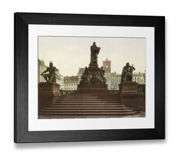 Framed Print : Luther Monument in Berlin, Germany