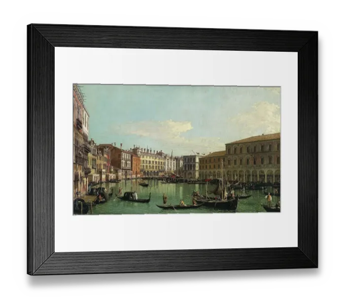 Framed Print : Grand Canal, Grand Canal, View to the Rialto Bridge Framed Print : Grand Canal, Grand Canal, View to the Rialto Bridge