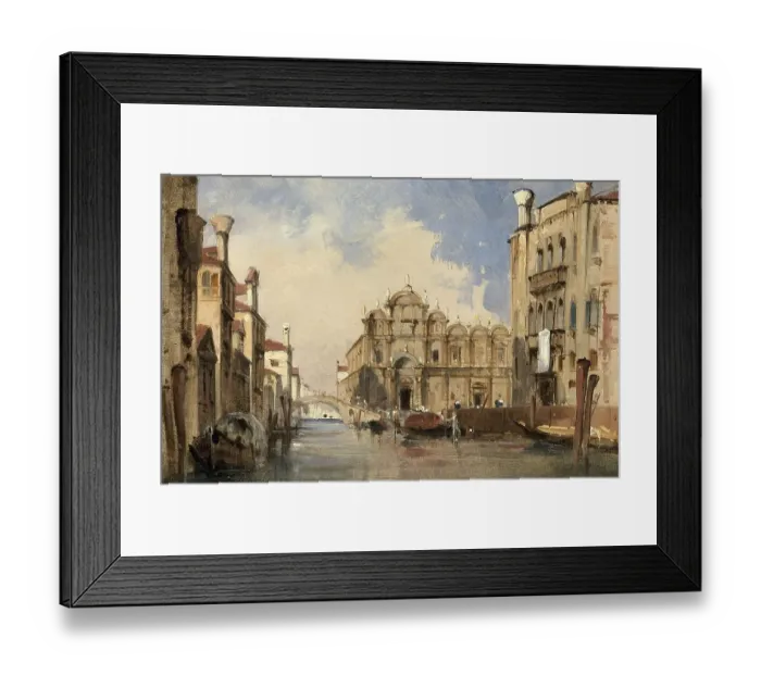 Framed Print : The Scuola di San Marco, 1830, Venice