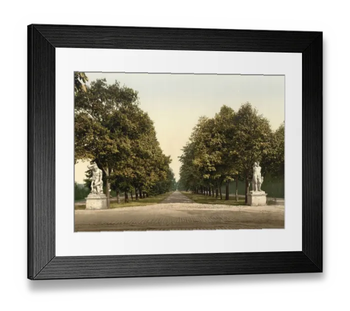 Framed Print : The Hercules Street in the Old Town of Dresden