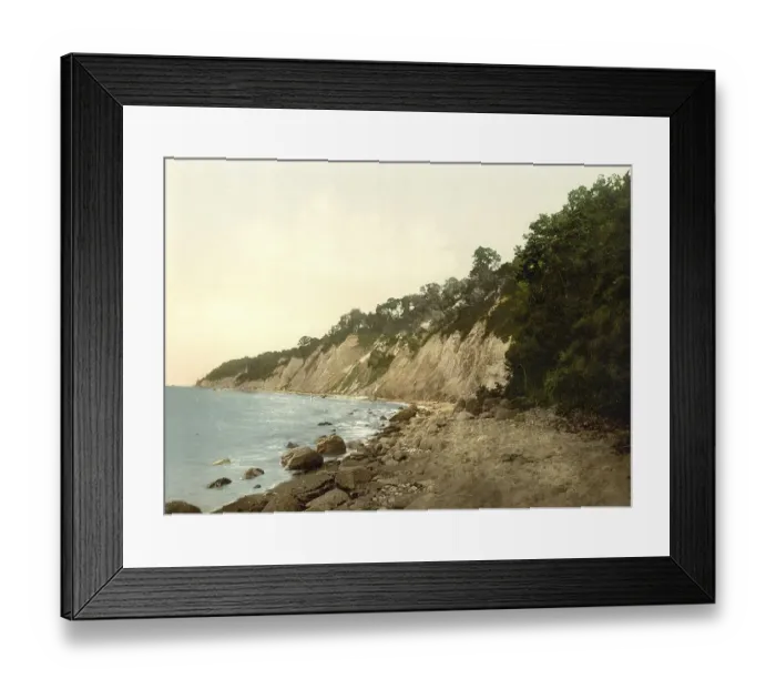 Framed Print : The Baltic Sea coast near Warnicken