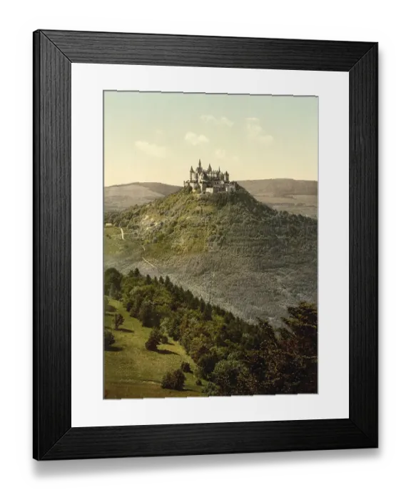 Framed Print : The Hohenzollern Castle, Hohenzollern Castle