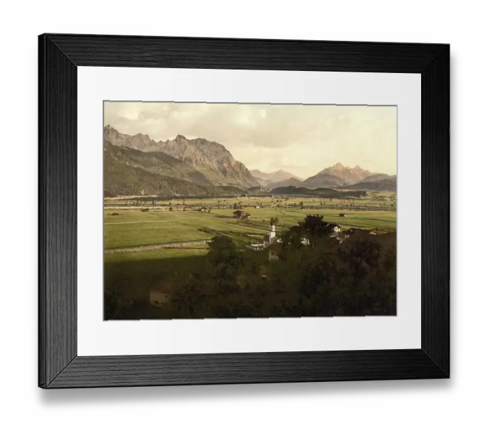 Framed Print : Walgau with the Karwendel Mountains Framed Print : Walgau with the Karwendel Mountains