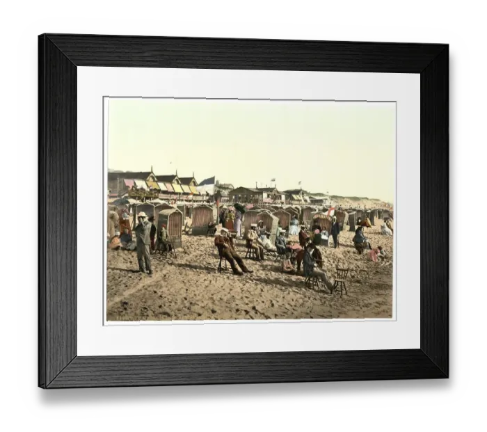 Framed Print : Beach houses on Westerland, Sylt