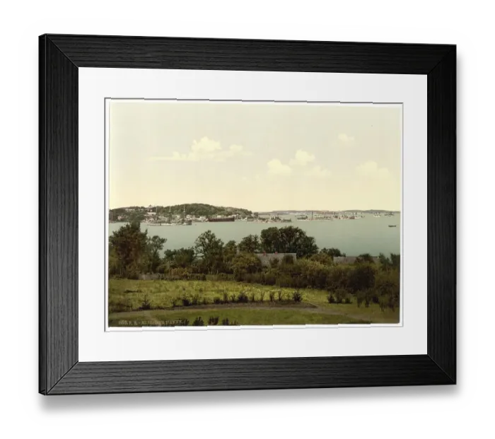Framed Print : The Port of Kiel, Schleswig-Holstein