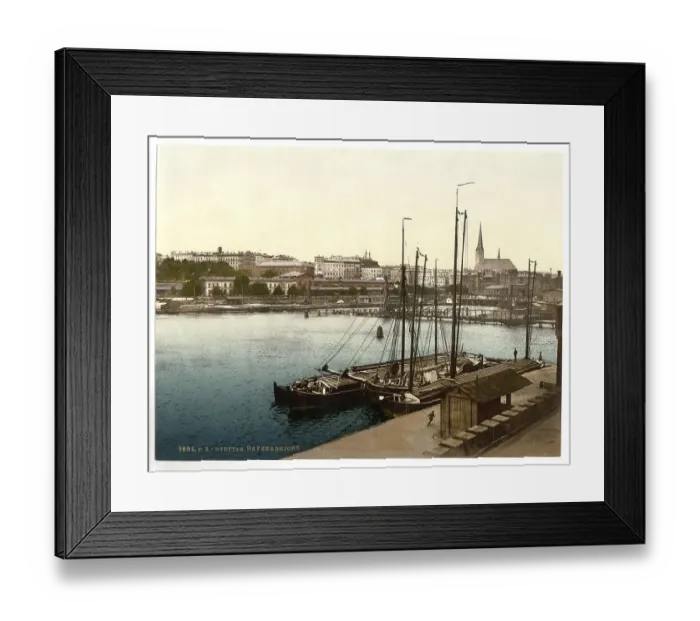 Framed Print : The Port of Szczecin, formerly Germany Framed Print : The Port of Szczecin, formerly Germany