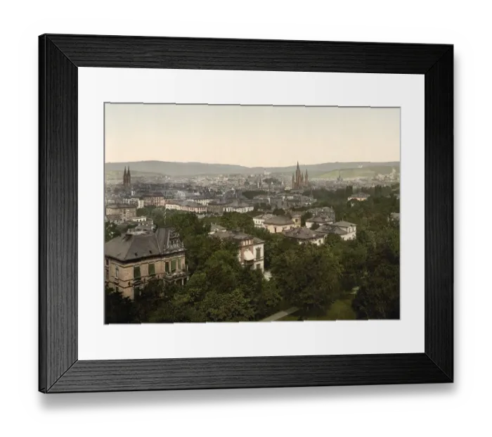 Framed Print : Wiesbaden, Hesse, Germany, Historic