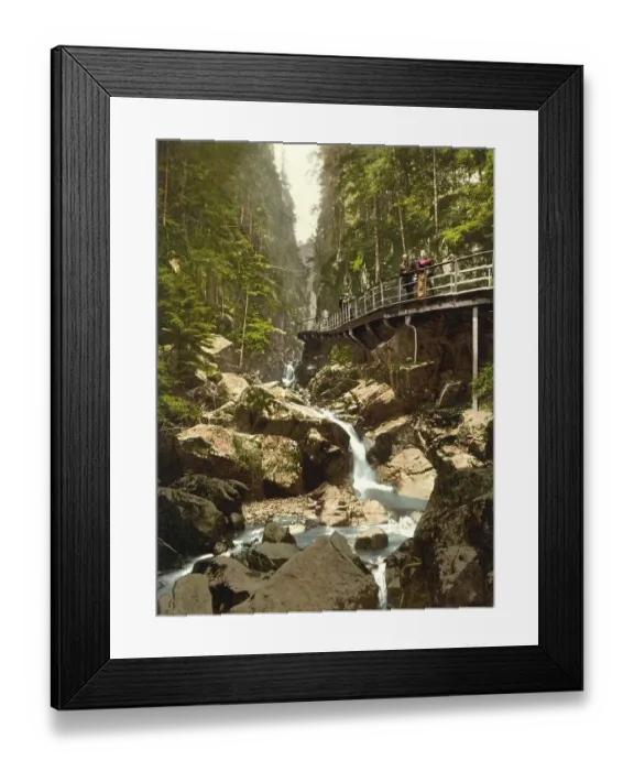 Framed Print : The Zackelklamm in the KrkonoTe Mountains