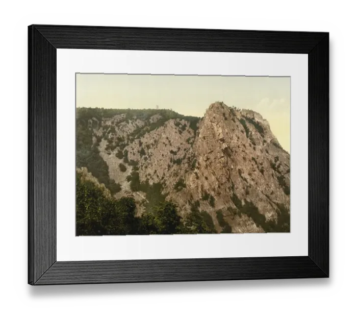 Framed Print : Schurre, a boulder dump in the Bodeschlucht in the Lower Harz Mountains near Thale in Saxony-Anhalt Framed Print : Schurre, a boulder dump in the Bodeschlucht in the Lower Harz Mountains near Thale in Saxony-Anhalt