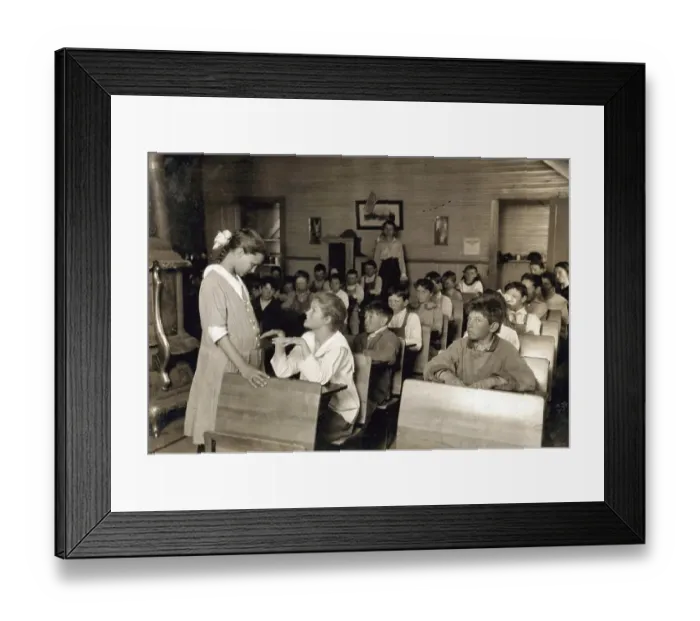 Framed Print : Daily inspection of teeth and fingernails