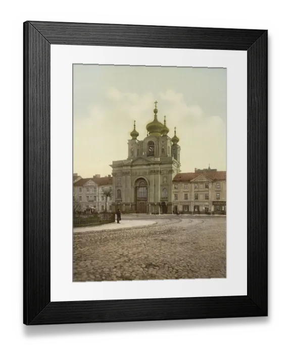 Framed Print : The Russian Church in Warsaw, Poland, c