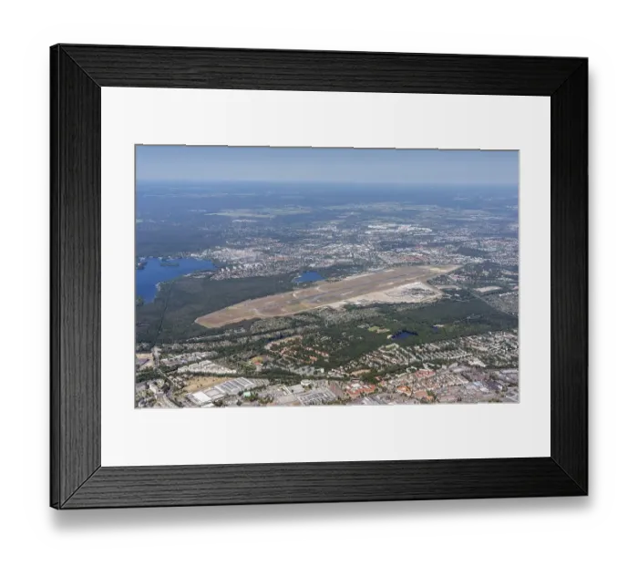 Framed Print : Aerial view of Berlin Tegel Airport