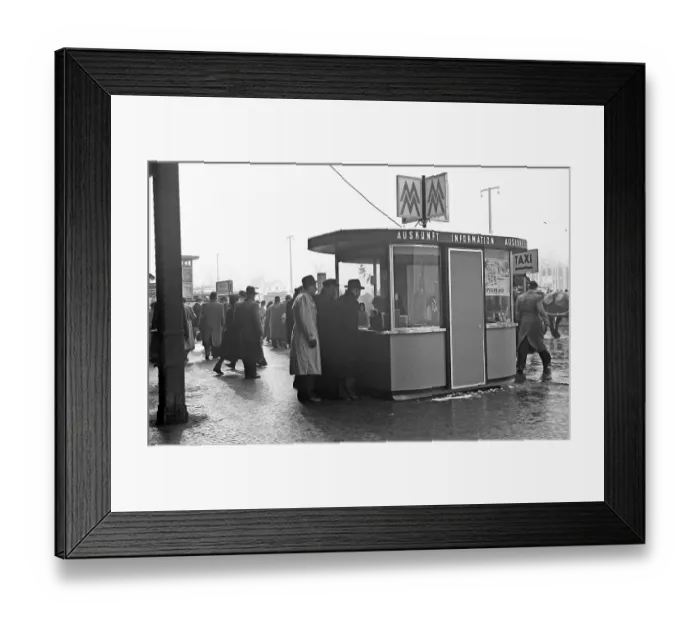 Framed Print : Leipziger Messe, trade fair information
