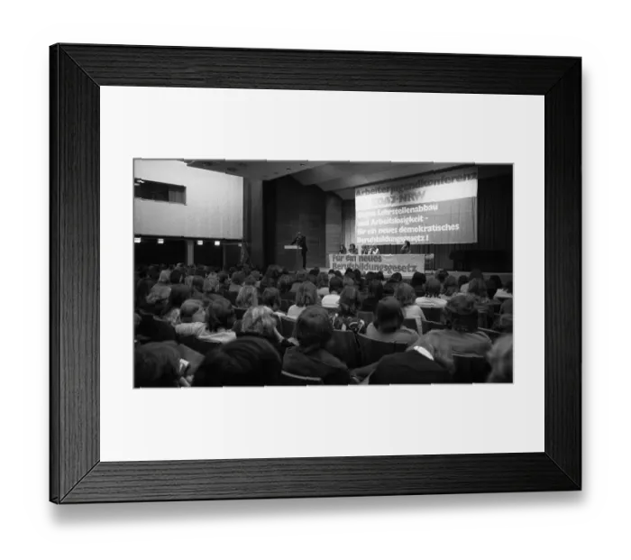 Framed Print : The conference of the left-oriented SDAJ Framed Print : The conference of the left-oriented SDAJ