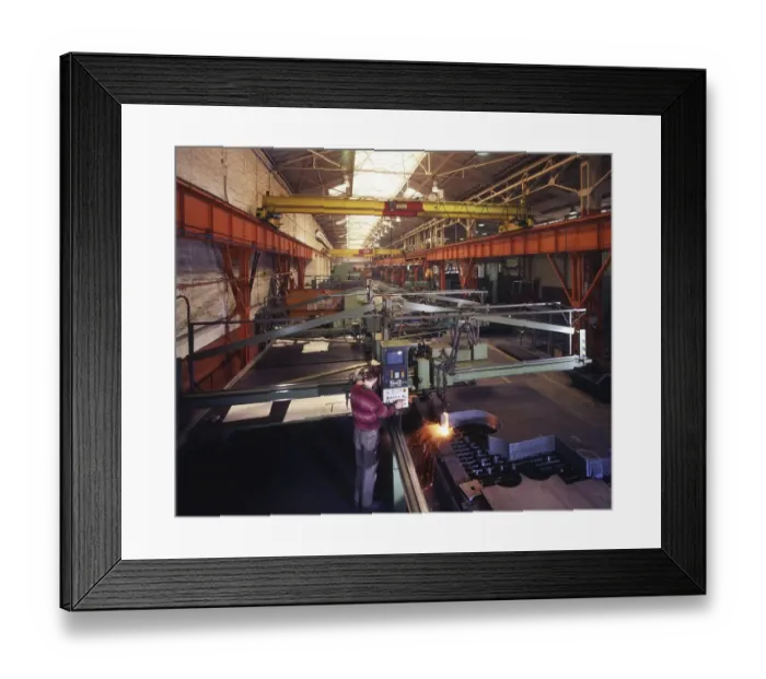 Framed Print : Mechanical engineering, Hemer at the company Sundwiger Eisenwerke Framed Print : Mechanical engineering, Hemer at the company Sundwiger Eisenwerke