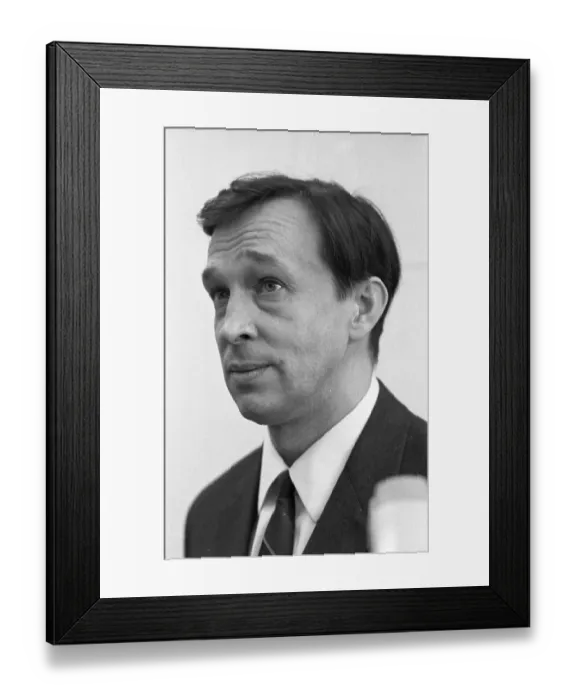 Framed Print : Personalities from politics, business and culture from the years 1965-71