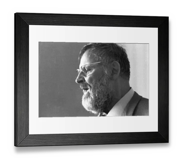 Framed Print : Personalities from politics, business and culture from the years 1965-71