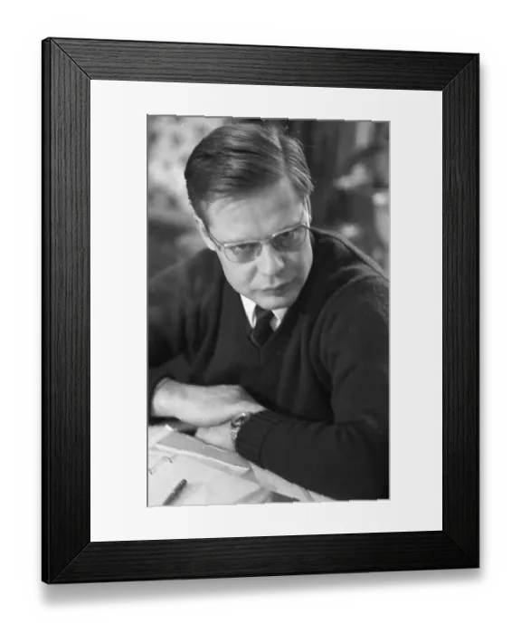 Framed Print : Personalities from politics, business and culture from the years 1965-71