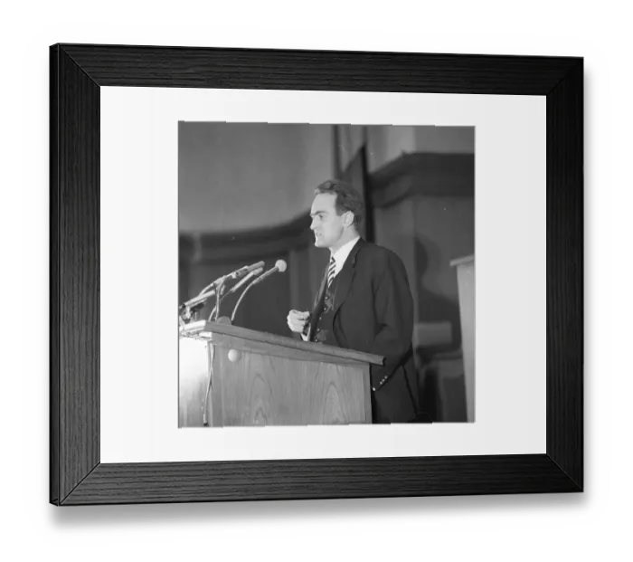 Framed Print : Personalities from politics, economy and culture from the years 1965-71