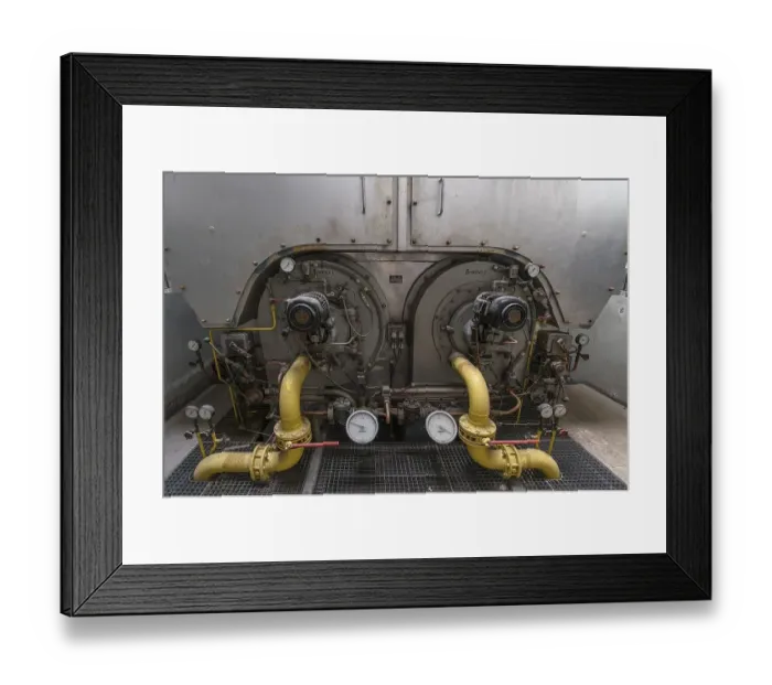 Framed Print : Former paper mill, Lost Place, Baden-Wuerttemberg
