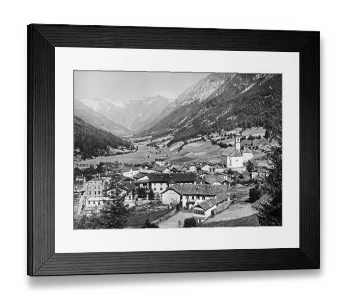 Framed Print : Gossensass, historical photo, ca Framed Print : Gossensass, historical photo, ca