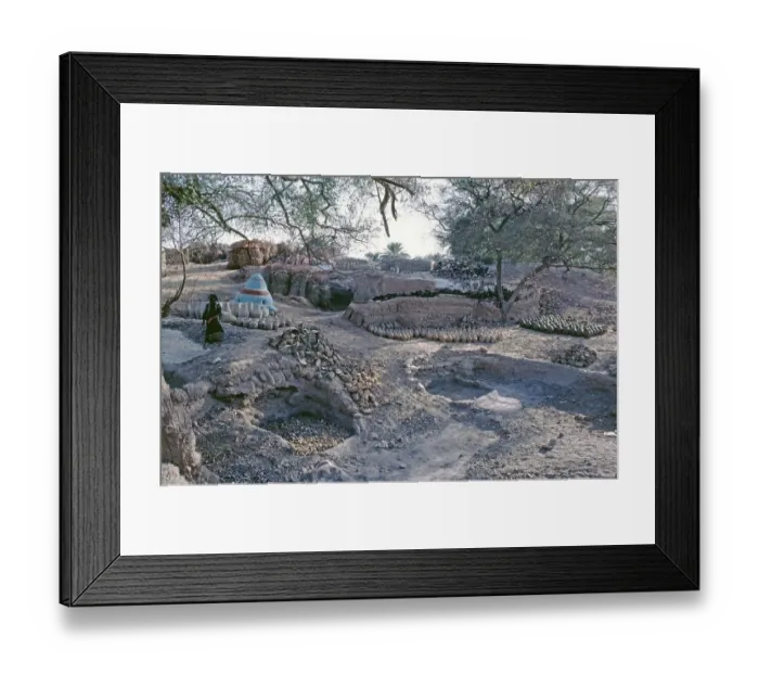 Framed Print : Outdoor drying of vessels, pottery Framed Print : Outdoor drying of vessels, pottery