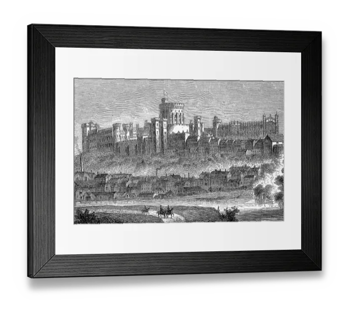 Framed Print : Windsor Castle, in the English town of Windsor Framed Print : Windsor Castle, in the English town of Windsor