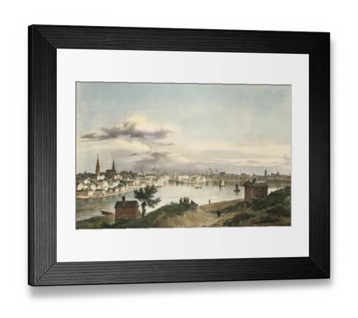 Framed Print : Amerique Septentrionale, Etat de Rhode Island