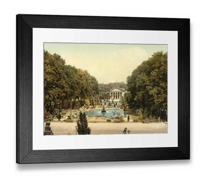 Framed Print : The spa hotel in Wiesbaden, Hesse