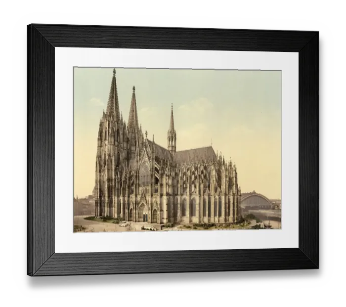 Framed Print : Cathedral in Cologne, North Rhine-Westphalia