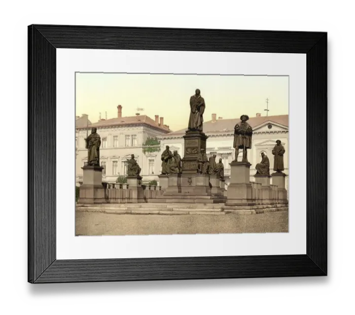 Framed Print : The Luther Monument in Worms, Rhineland-Palatinate Framed Print : The Luther Monument in Worms, Rhineland-Palatinate