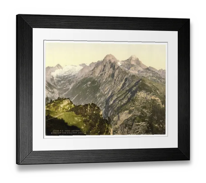 Framed Print : View from Schachen in Upper Bavaria