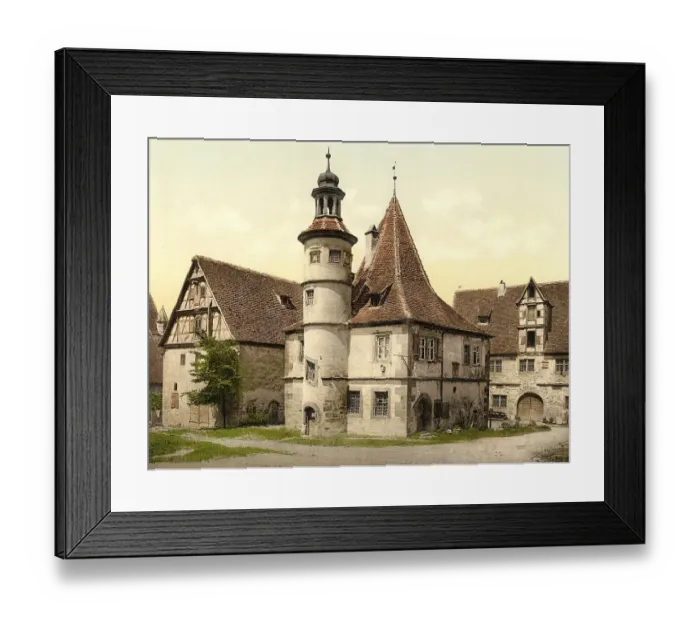 Framed Print : The Hegereiterhaus, actually Spitalbereiterhaus