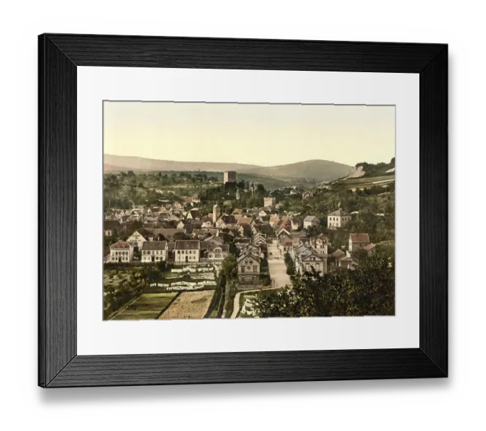 Framed Print : Wiesbaden in Hesse, Germany, Historic