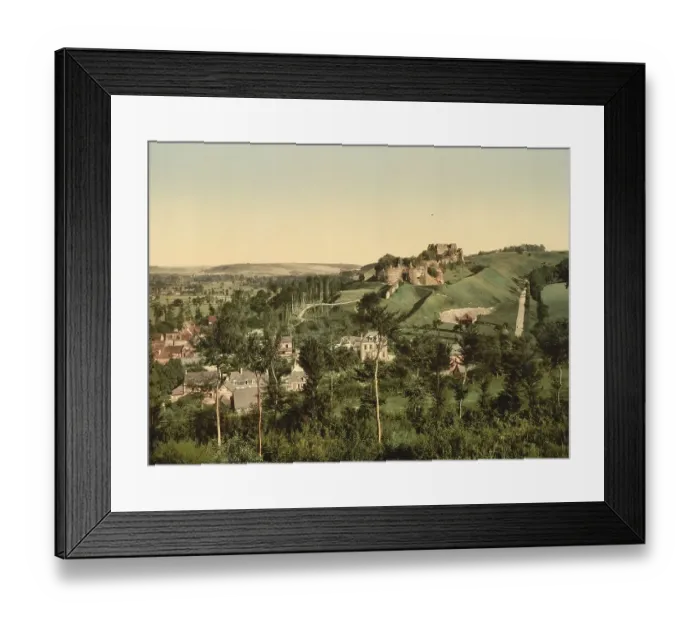 Framed Print : Ruins of the Castle of Arques, Dieppe