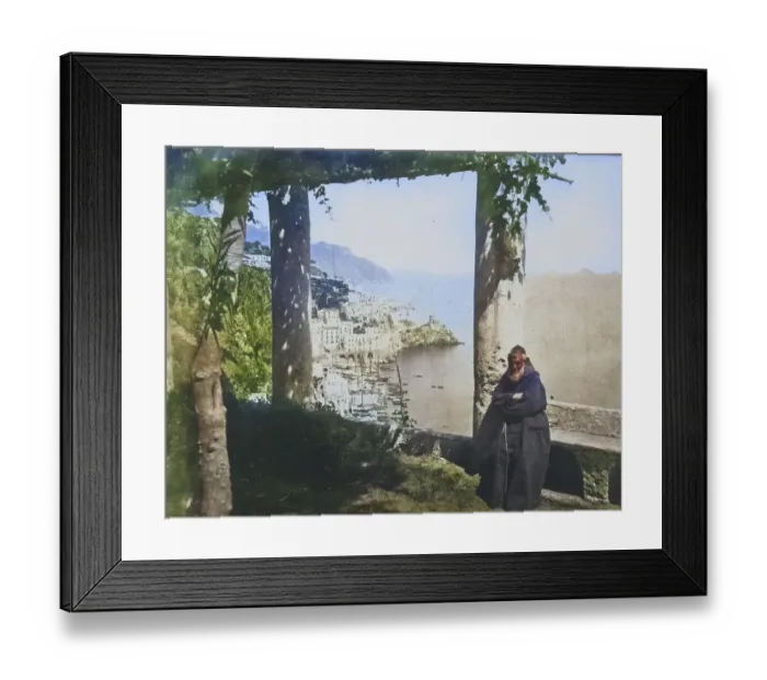 Framed Print : View over Amalfi from the Capuchin Monastery