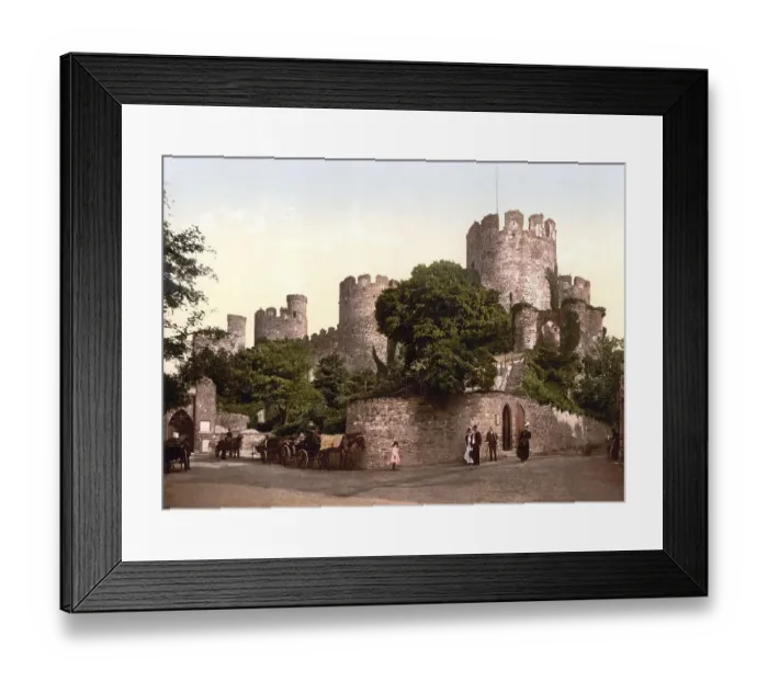 Framed Print : Conwy Castle, Conway Castle Framed Print : Conwy Castle, Conway Castle