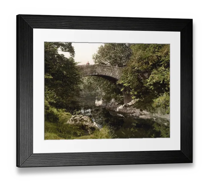 Framed Print : Bridge over Horn's Hole, Hawick