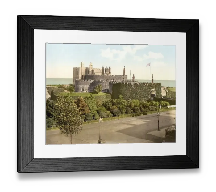 Framed Print : Deal Castle is a former coastal fortification and is considered to be the largest Framed Print : Deal Castle is a former coastal fortification and is considered to be the largest