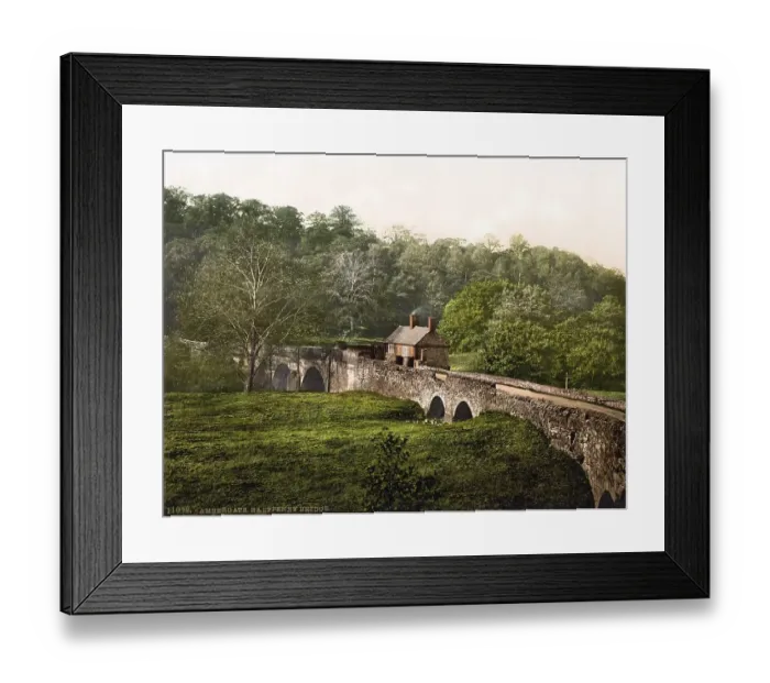 Framed Print : Ambergate, Halfpenny Bridge, Derbyshire