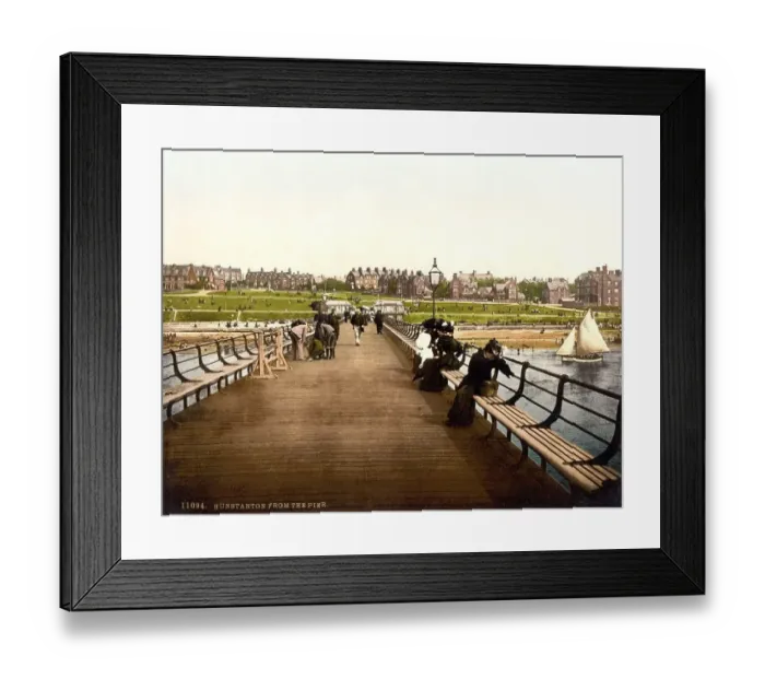 Framed Print : View from the pier, New Hunstanton