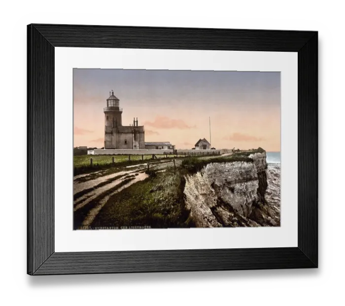 Framed Print : Lighthouse, Hunstanton, ca 1895 Framed Print : Lighthouse, Hunstanton, ca 1895