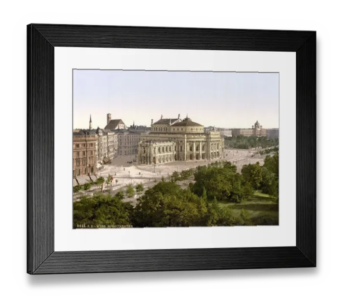 Framed Print : Burgtheater, Vienna, Austria, c